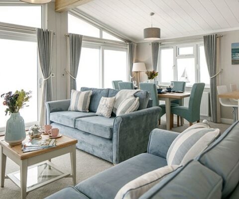 Finlake lodge lounge with sofas